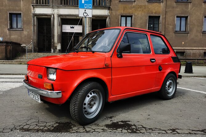 1.5h Crazy Guides' Communism Tour of Nowa Huta in Classic Car - Seeing the district from the car
