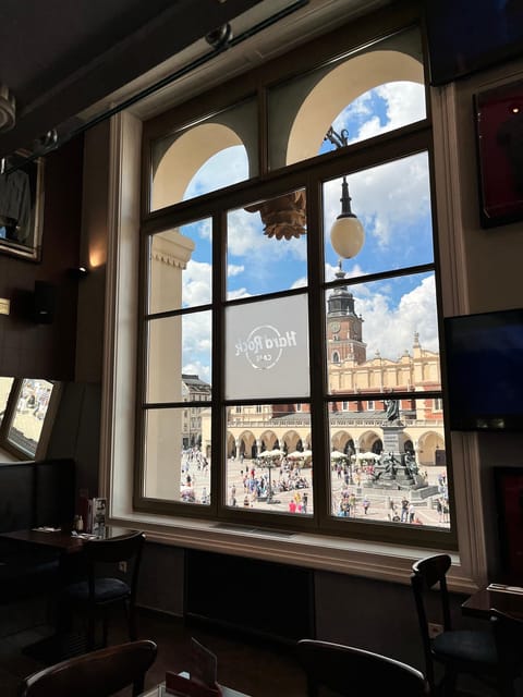 American Food Experience - The Market Square view changes the feel of the meal