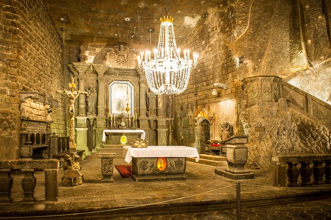 Auschwitz & Wieliczka ONE DAY Guided Tour +Private Transportation - Wieliczka Salt Mine: art underground, with a fixed entrance time