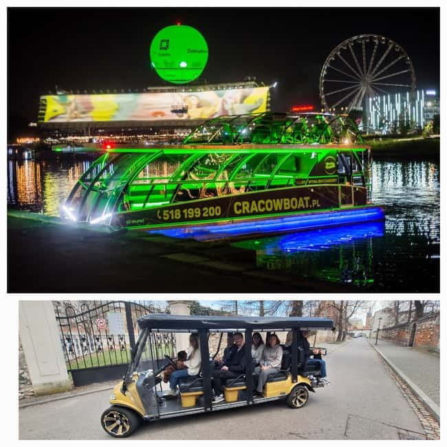 City Tour Cracow golf car plus Cruise on the Vistula River. - Why this route works for a first look at Krakow