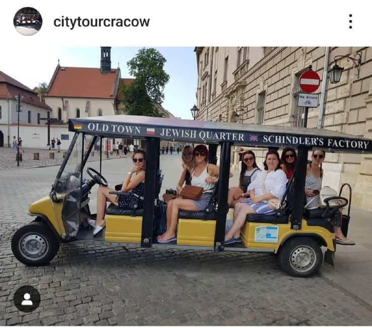 City Tour Cracow golf car plus Cruise on the Vistula River. - A one-hour Vistula cruise after the city ride