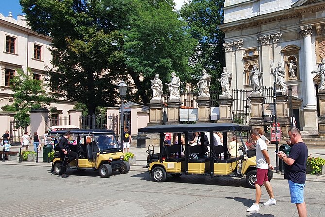 Cracow guided Full tour by Golf Cart-Family Discount - Schindler’s Factory from the outside