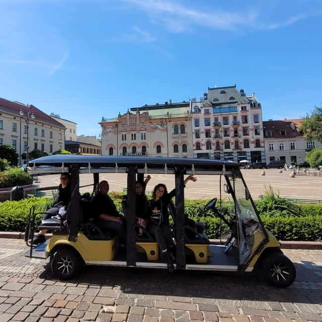 Cracow sightseeing tour by electric golf cart - Kazimierz, the former separate town
