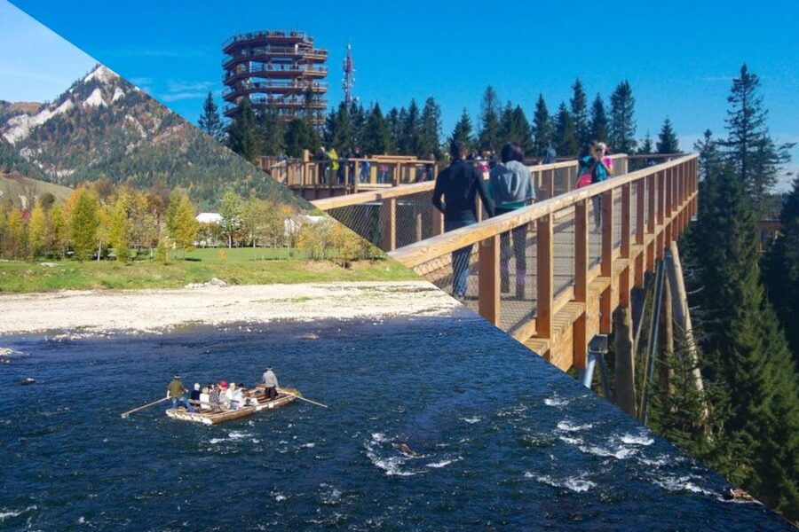 Dunajec River Gorge Rafting and Tree Top Walk from Krakow - From Krakow to the Pieniny Mountains