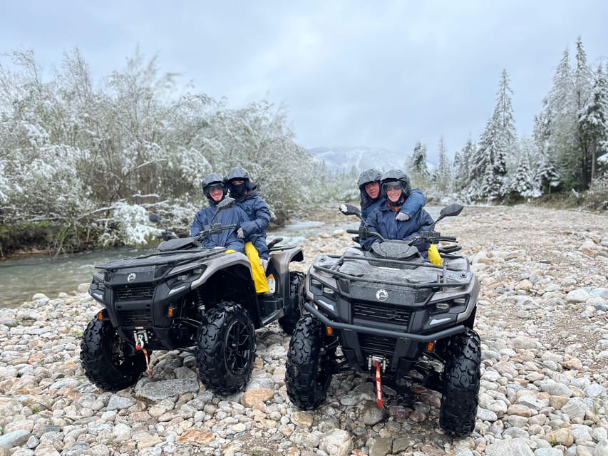 From Krakow: ATV/Snowmobile Ride, Shooting & Hot Springs - Snowmobiles when winter conditions take over
