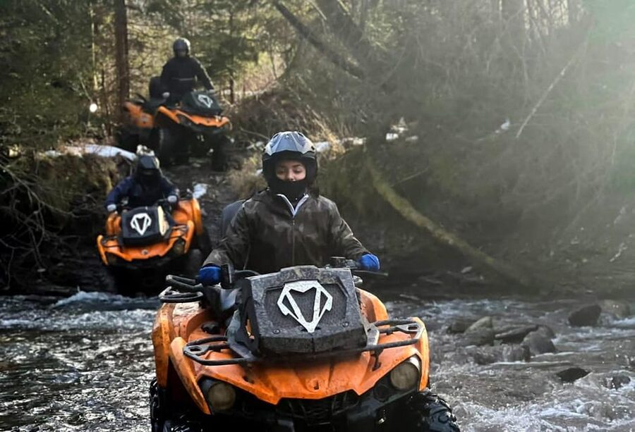 From Krakow: ATV/Snowmobile Ride, Shooting & Hot Springs - Zakopane combines shooting and free time