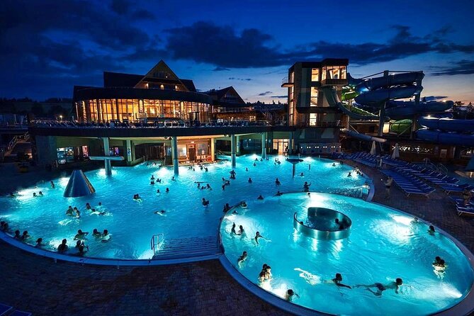 From Krakow: Chocholow Thermal Hot Springs (hotel pick up) - The Tatra views from the outdoor pools