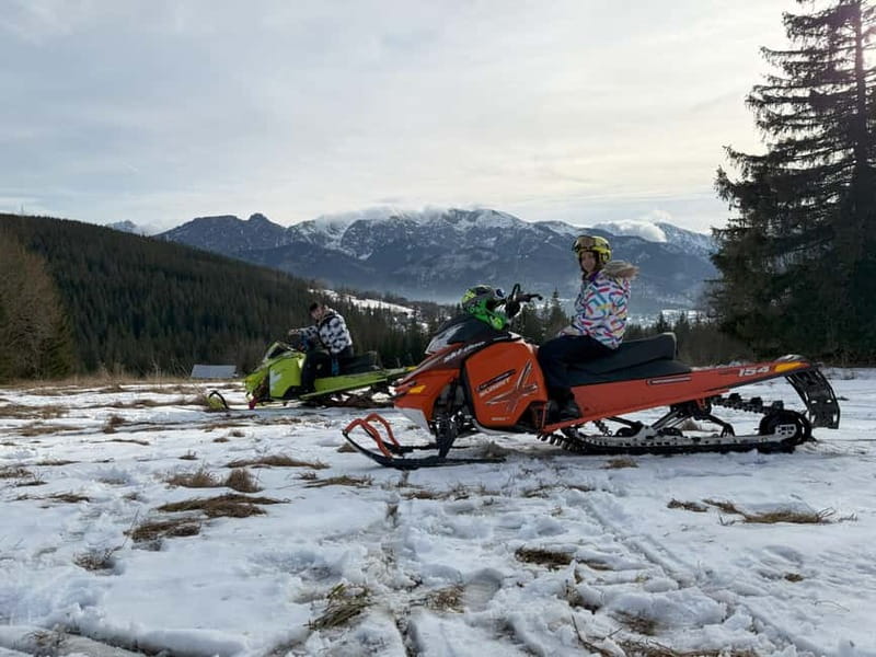 From Krakow: Snowmobile, Zakopane & Chochołowskie Baths - The ride through the Tatra foothills