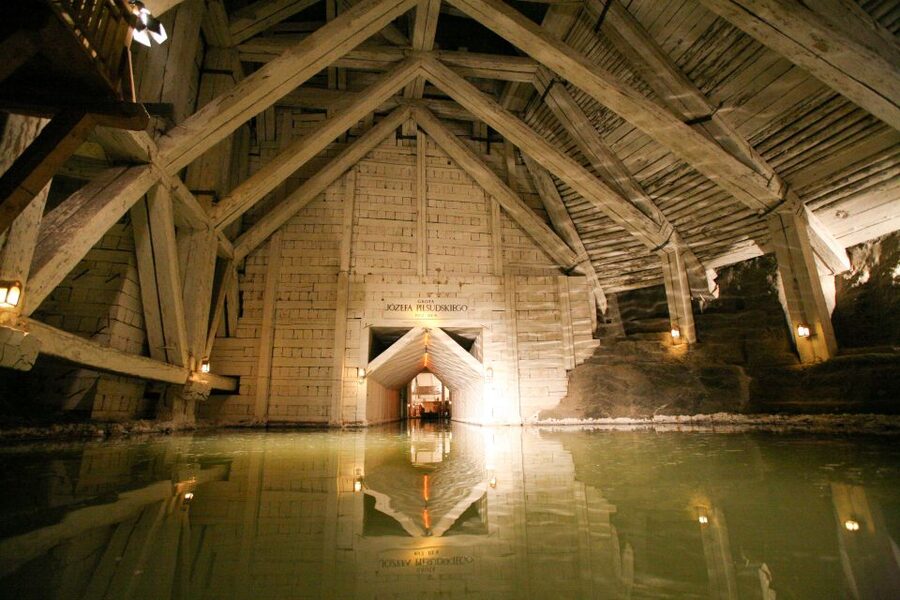 From Krakow: Wieliczka Salt Mine Guided Tour - Descending 380 steps into the mine