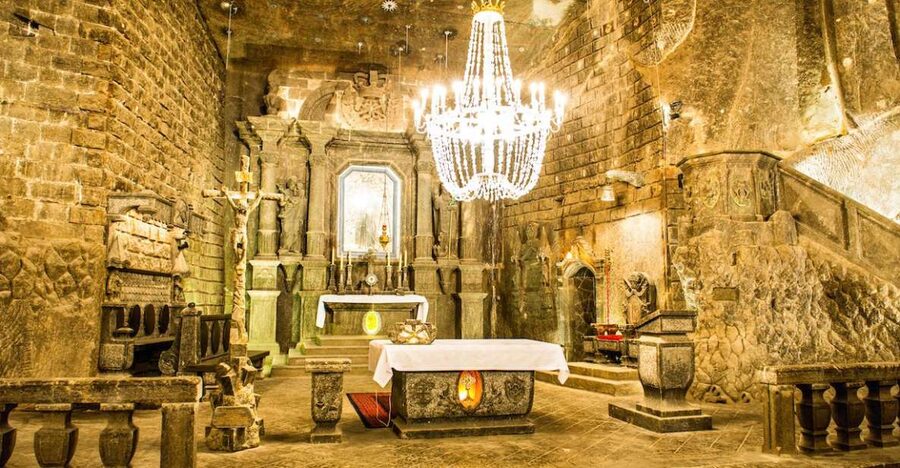 From Krakow: Wieliczka Salt Mine Tour with Guide - The First 380 Stairs Down