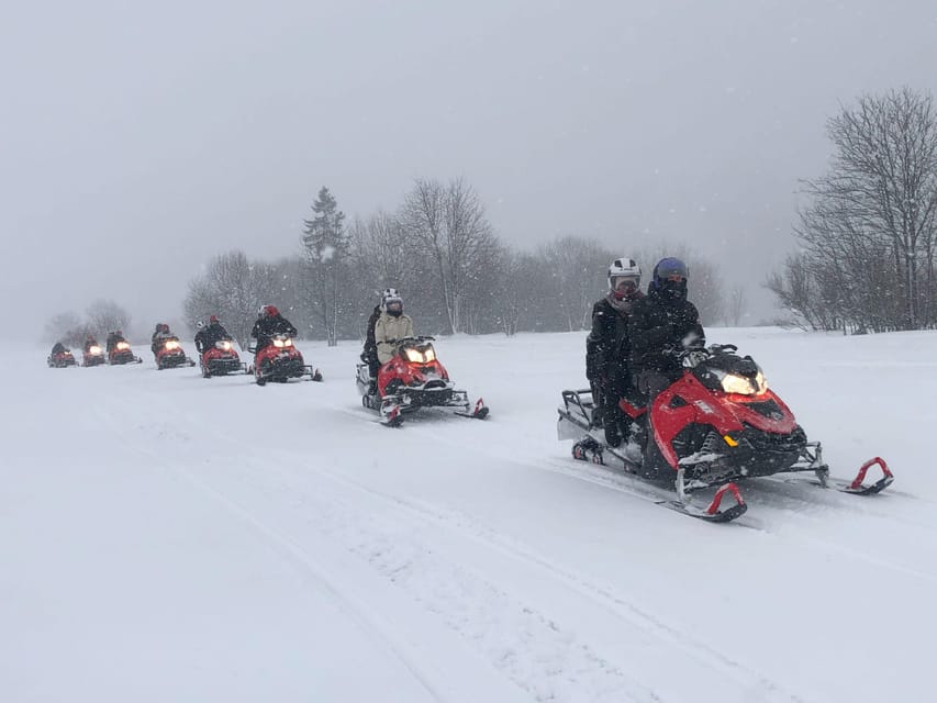 From Krakow: Zakopane Snowmobile NIGHT Ride, Bonfire, - When snow conditions change the plan
