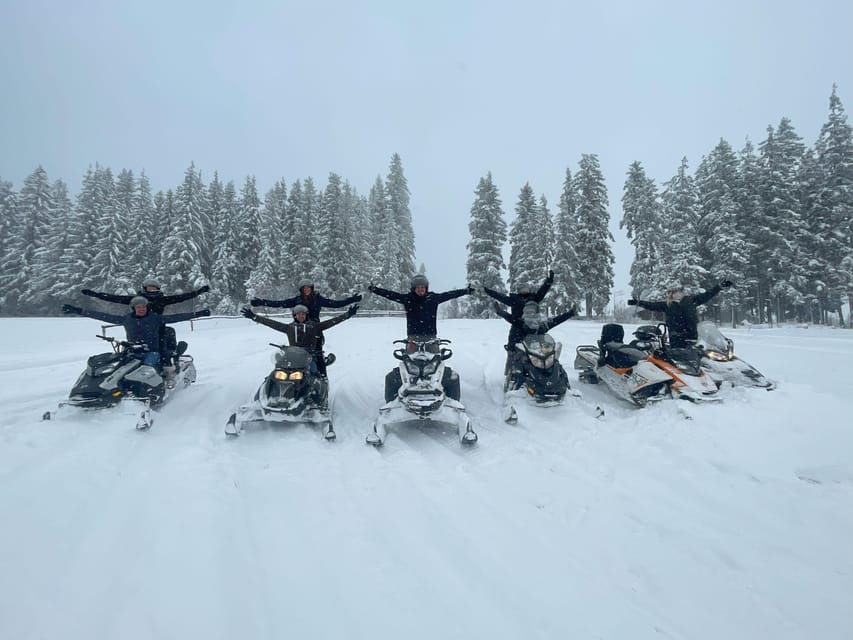 From Krakow: Zakopane Snowmobile NIGHT Ride, Bonfire, - A short stop in Zakopane