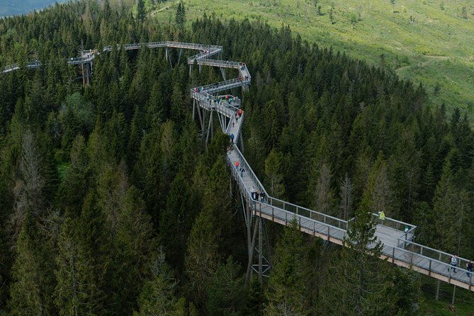 Full-Day Tour of Zakopane and Sky Walk Heart of Poronin - Taking the Gubałówka funicular