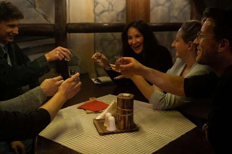 Krakow: 6-Course Full Polish Food Tour with Vodka Tasting - Dessert arrives after a serious meal