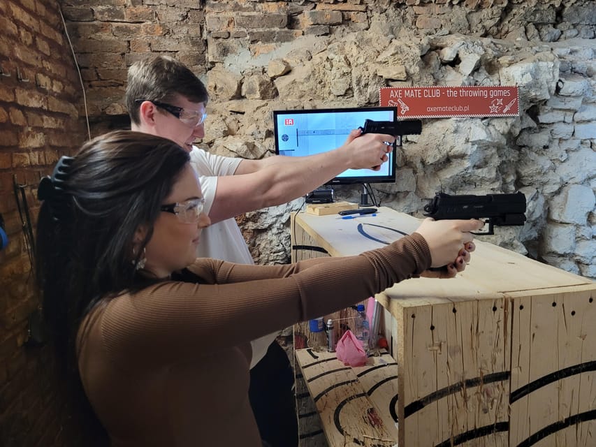 Krakow: Axe Mate Club Shooting Range Entry Ticket - Your first few minutes: safety before shooting