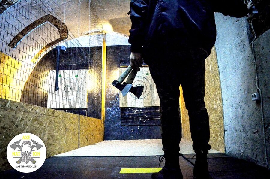 Kraków: Axe-Throwing in Axe Nation, the First Club in Europe - The bar is useful, but drinks cost extra