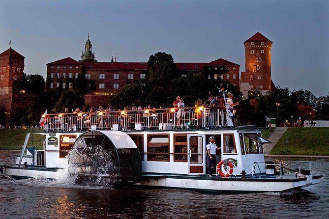 Krakow by night 60 minutes cruise The Vistula River Krakow - Krakow by night from the Vistula River