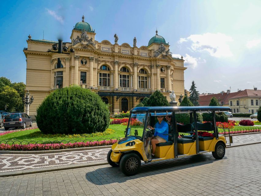 Krakow: City Sightseeing Tour by Electric Golf Cart - Audio guide, driver, and comfort