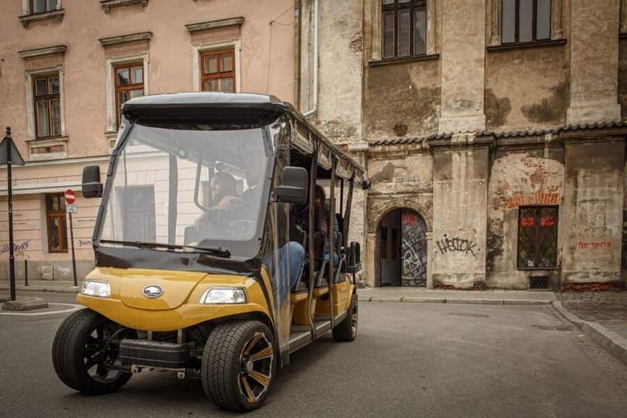 Krakow: City Sightseeing Tour by Shared or Private Golf Cart - From Planty Park into medieval Krakow