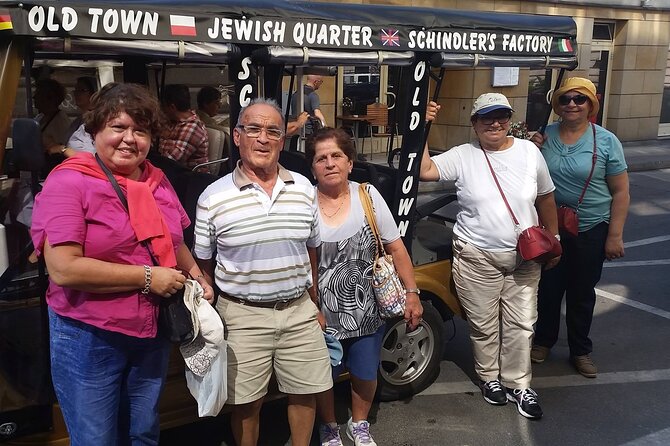 Krakow: City Sightseeing Tour Eco Electric Buggy Golf Cart - The synagogue route through Kazimierz