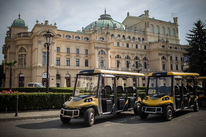 Krakow City Tour By Electric Car - Full Tour - Complete 3 District Excursion - Across the river to Podgórze