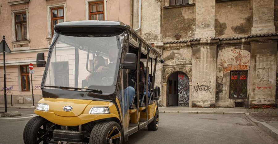 Krakow: City Tour Golf Cart & Schindler's Factory Guide Tour - A quick ride through Krakow’s historic center