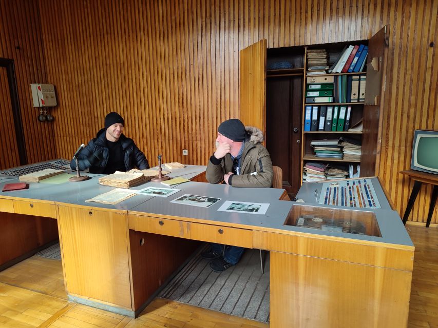 Krakow: Guided Tour to Nowa Huta on Commie Retro Van - The steelworks offices and the industrial story