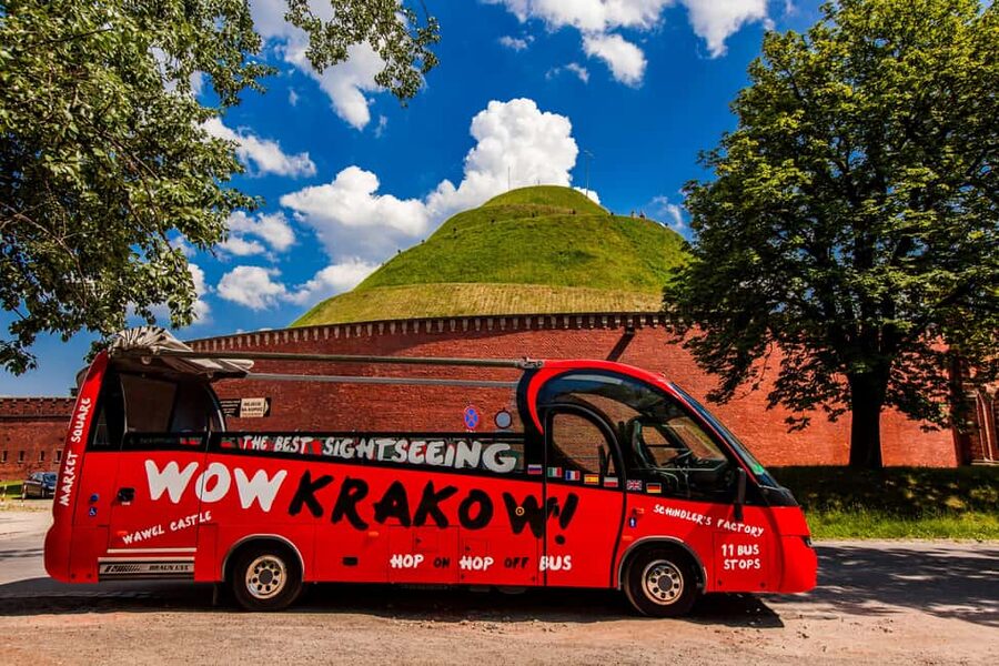 Krakow: Hop-On Hop-Off Bus Tour - The first half of the route: Hotel Galaxy to Wawel