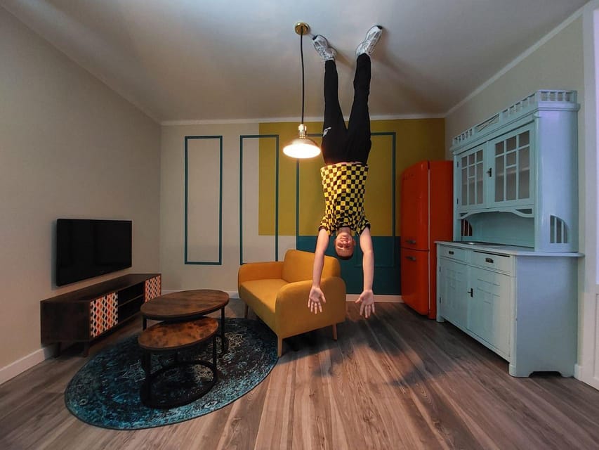 Krakow: House of Attractions Gold Package 2+2 Entry Ticket - The Upside Down House is the easiest crowd-pleaser