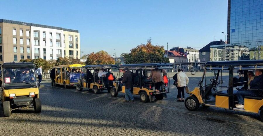 Krakow: Jewish Quarter and Ghetto Sightseeing Golf Cart Tour - The wartime story at the former Jewish ghetto