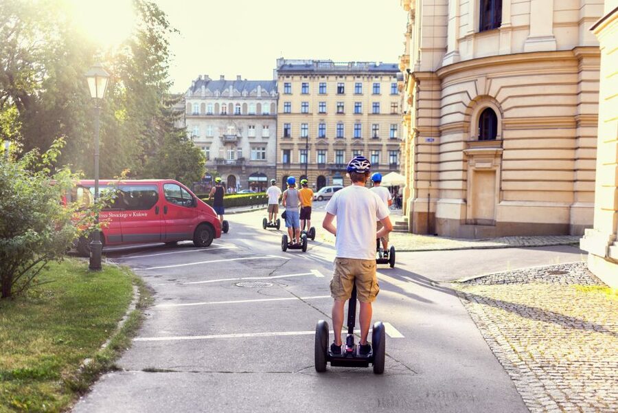 Krakow: Jewish Quarter Segway Tour - Churches and squares beyond the synagogues