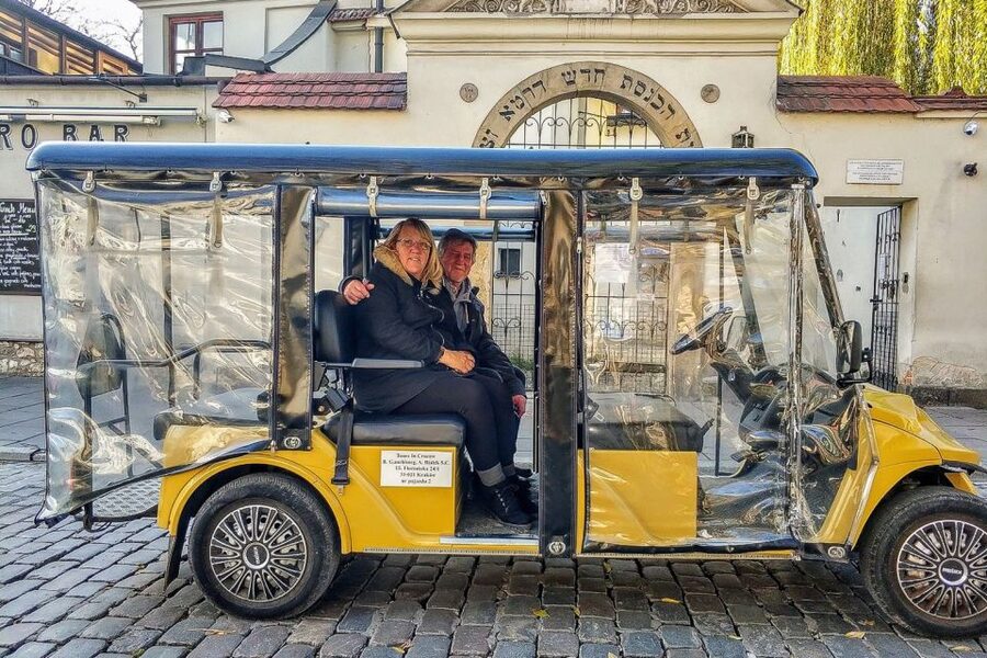 Krakow: Kazimierz by Golf Cart and Schindler's Factory Tour - Kazimierz, from Jewish town to modern Krakow district