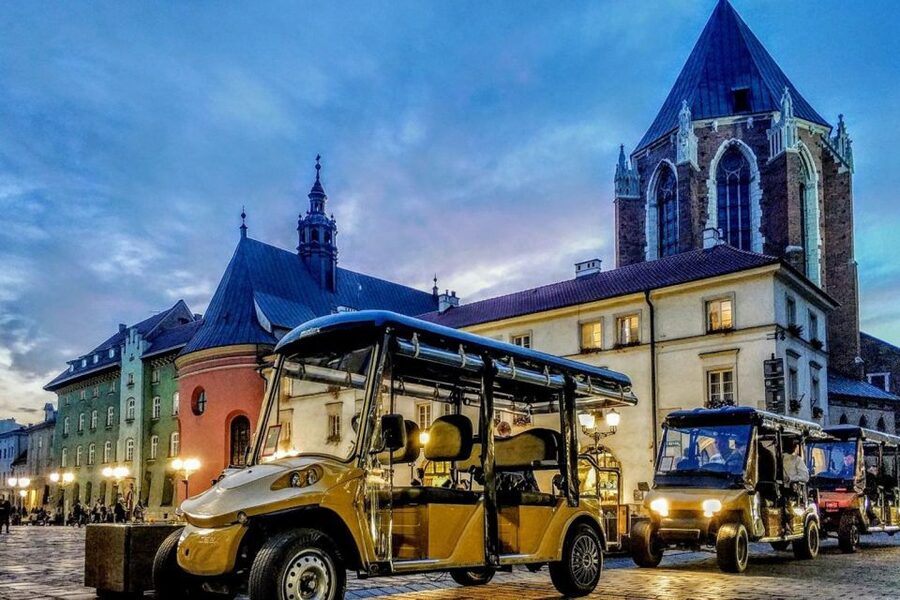 Krakow: Old Town, Ghetto, and Kazimierz Golf Cart Tour - Starting at the Kiss&Ride meeting point