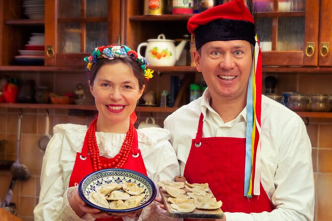 Krakow Pierogi Cooking Class with Market Visit & Home-Cooked Meal - Sitting down to eat what you made