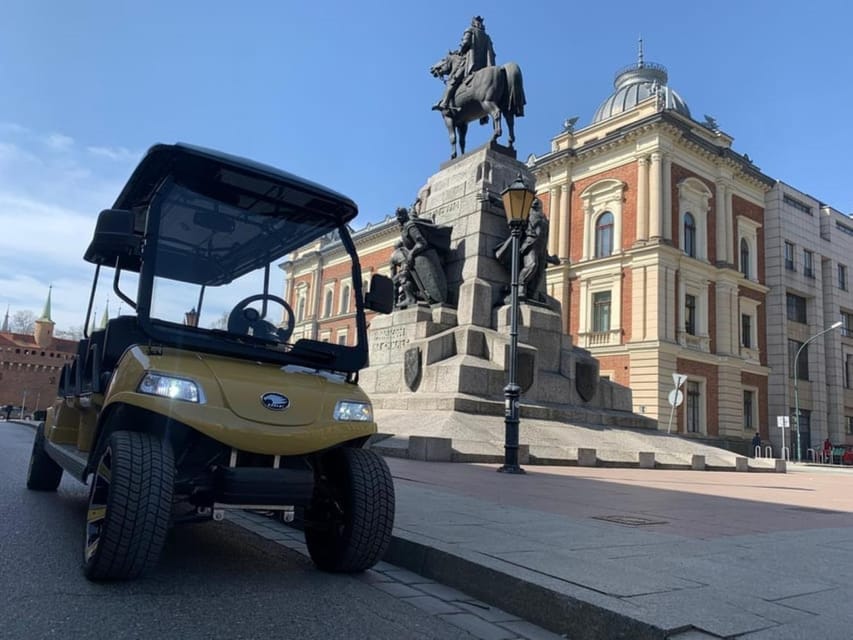 Krakow: Regular Extended City Sightseeing Tour By Golf Cart - From Planty to the medieval city walls