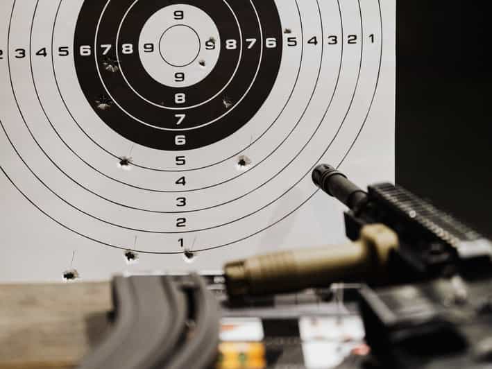 Krakow: Shooting Range Experience with Hotel Pickup - Checking in and getting ready to shoot