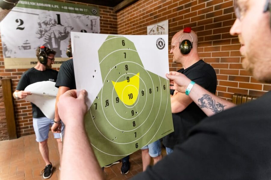 Krakow: Shooting Range & Hotel Transfers - Soldier 25 Shots - Photos, scores, and the target you take home