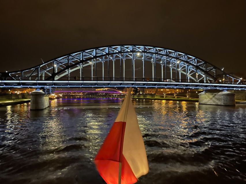 Krakow: Vistula Night Cruise by Gondola w/ Audio Commentary - Boarding at Mauretania in Kazimierz