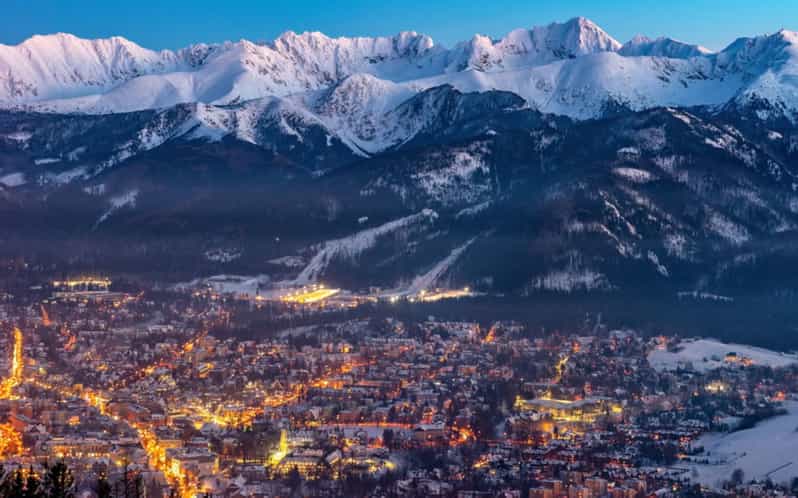 KRAKOW ZAKOPANE TOUR CABLE CAR THERMAL BATHS & HOTEL PICKUP - Riding the Gubałówka funicular