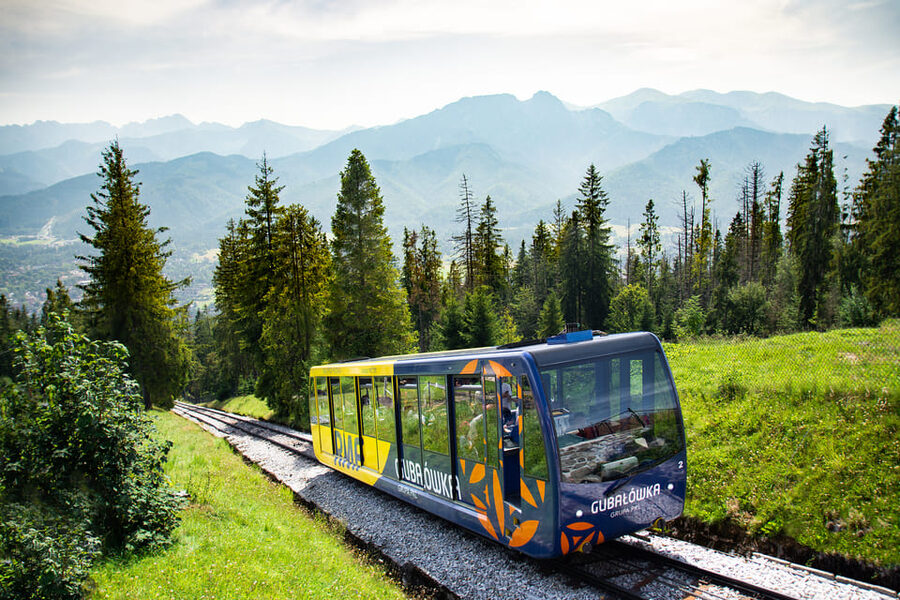 Krakow: Zakopane Tour with Cable Car, Tasting & Hotel Pickup - Wielka Krokiew and the road into Zakopane