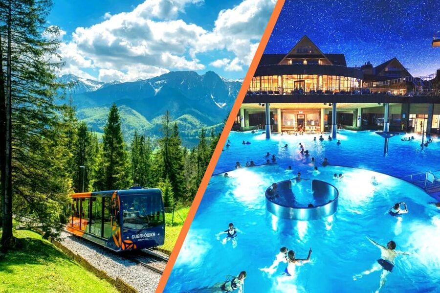 Krakow: Zakopane Tour with Thermal Baths, Cable Car & Pickup - Key points at a glance