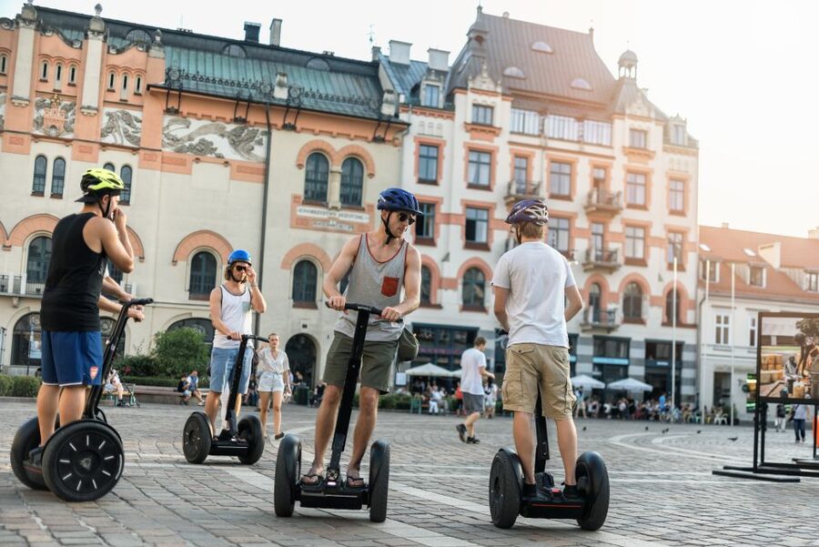 Segway Tour Krakow: Full Tour (Old Town + Jewish Quarter) - Rolling through the medieval Old Town
