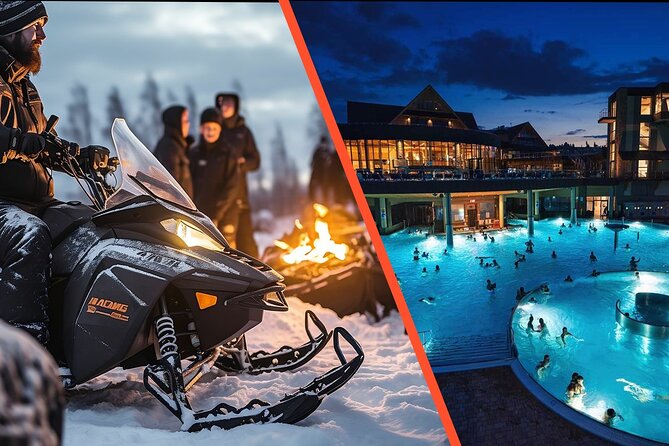 Snowmobile Ride and Thermal Pools with Hotel Pickup in Zakopane - The bonfire is more than a photo stop