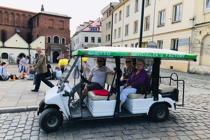 The best view of Krakow from Golf Cars - A quick ride from Matejki Square into Krakow