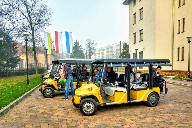 Tour via Kazimierz Quarter by Golf Cart with Schindler's Museum in Krakow - The former ghetto wall and Plac Zgody
