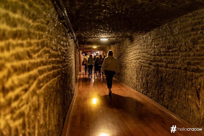 Wieliczka Salt Mine Guided Tour + Ticket & Transfer from Krakow - Entering the mine and starting the 380-step descent