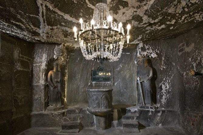 Wieliczka Salt Mine Guided Tour with Hotel Transfers - The long route to the lift and the ride back up