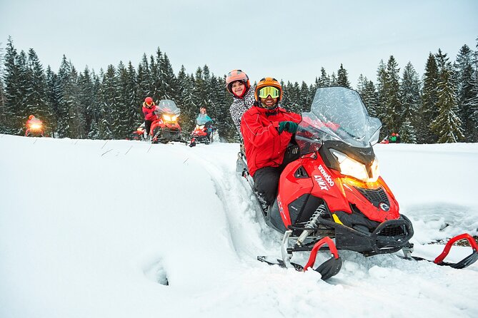Zakopane: 3 hours Snowmobiles Guided Tour with bonfire and meal - Leaving Zakopane for the Snowdoo base